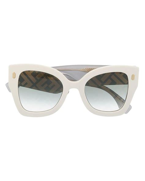 fendi women's oval frame sunglasses|fendi women's oversized sunglasses.